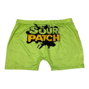 Adult Unisex Green Silky Sour Patch Novelty Shorts Size Large (12)